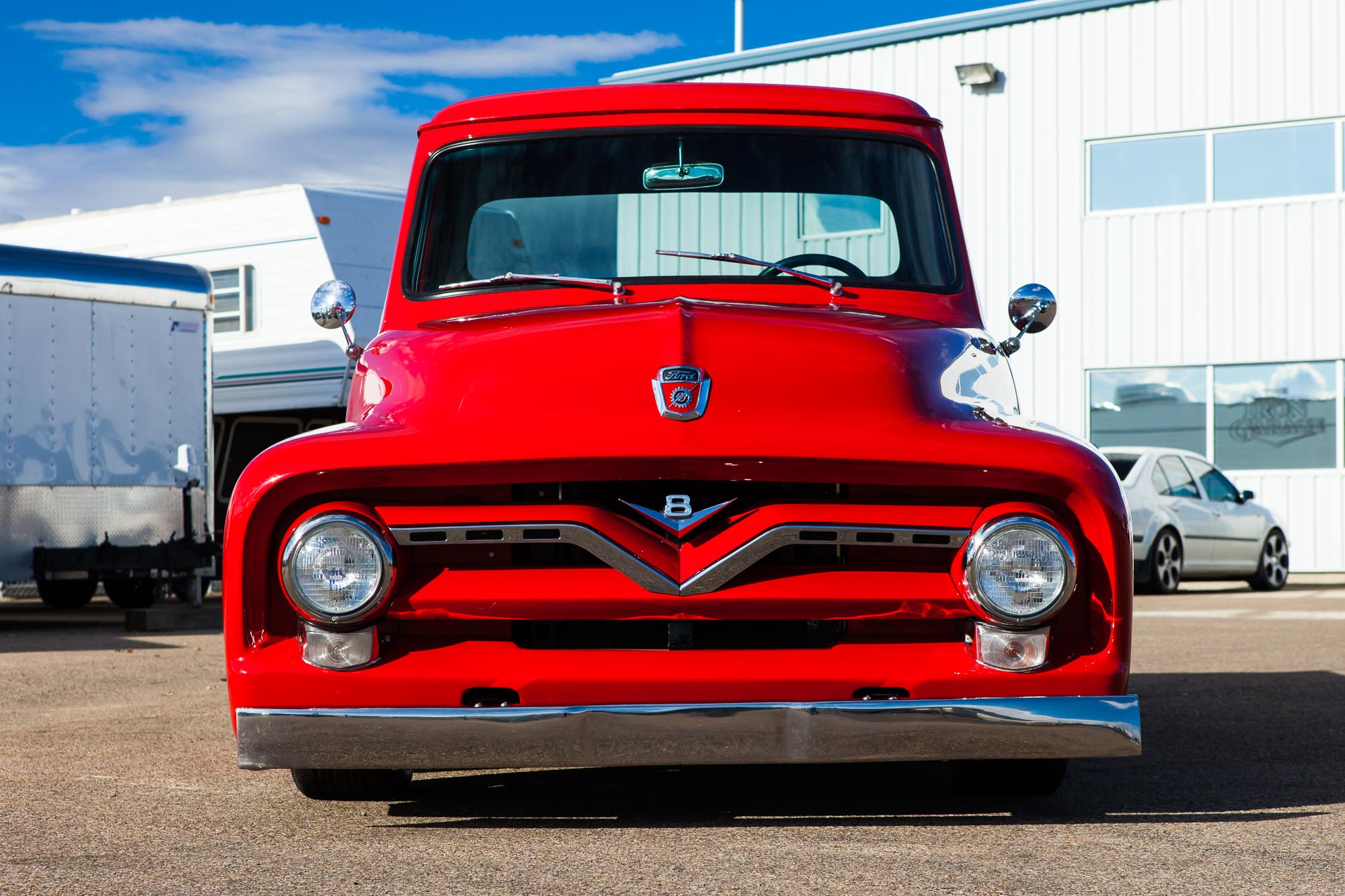 1955 Ford F 100 Custom  Sold The Iron Garage